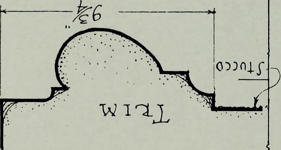 An illustration from Northern Italian details;, 1916, leaf 268