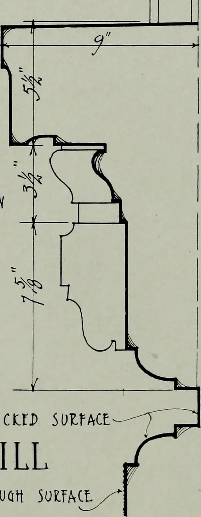 An illustration from Northern Italian details;, 1916, leaf 272