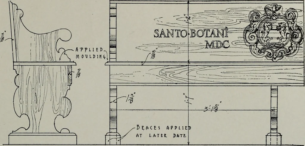 An illustration from Northern Italian details;, 1916, leaf 284