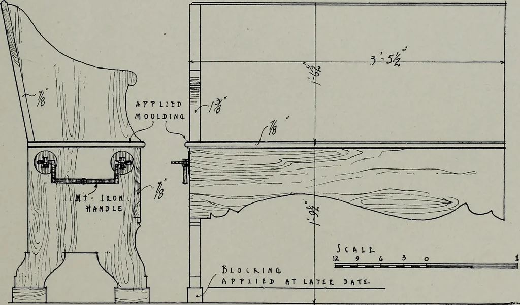 An illustration from Northern Italian details;, 1916, leaf 284