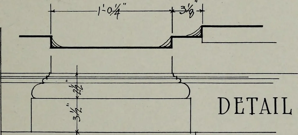An illustration from Northern Italian details;, 1916, leaf 288