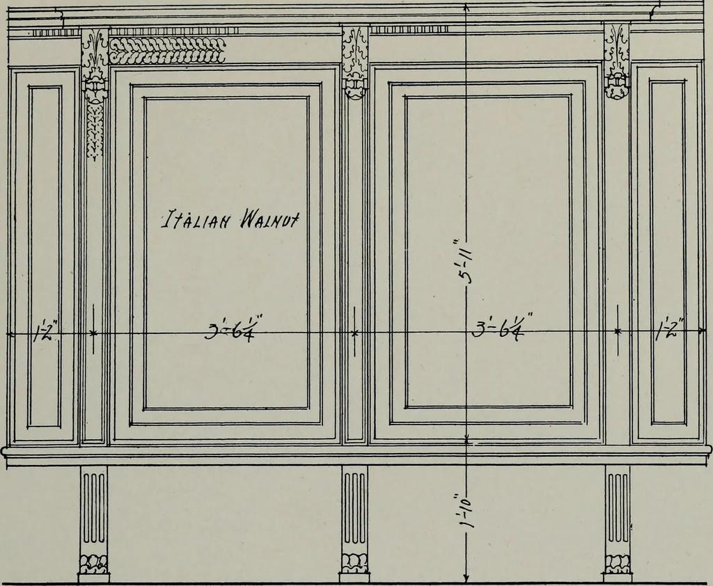 An illustration from Northern Italian details;, 1916, leaf 294