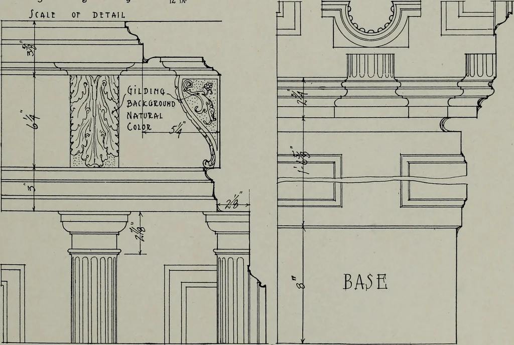 An illustration from Northern Italian details;, 1916, leaf 310