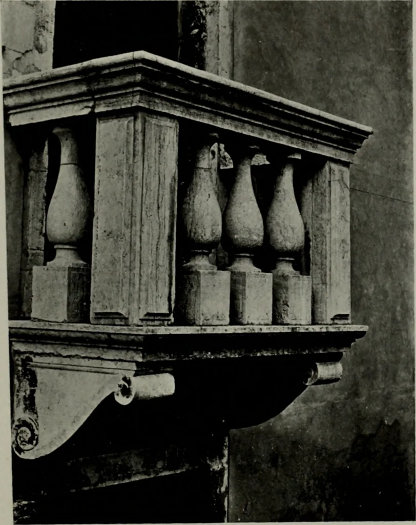 An illustration from Northern Italian details;, 1916, leaf 34