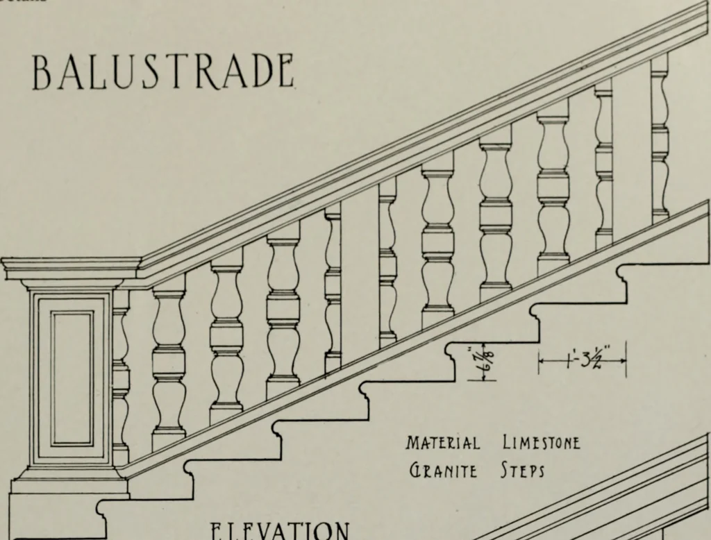 An illustration from Northern Italian details;, 1916, leaf 40