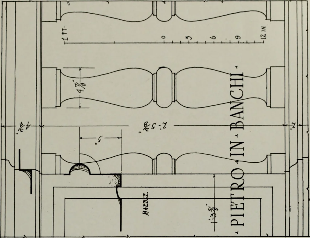 An illustration from Northern Italian details;, 1916, leaf 48