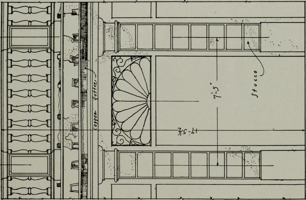 An illustration from Northern Italian details;, 1916, leaf 48