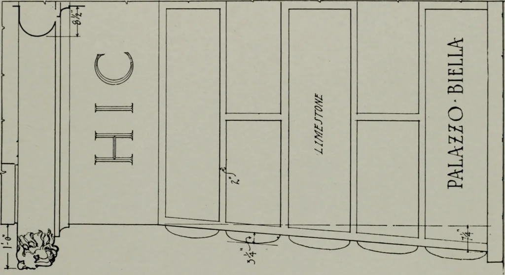 An illustration from Northern Italian details;, 1916, leaf 56