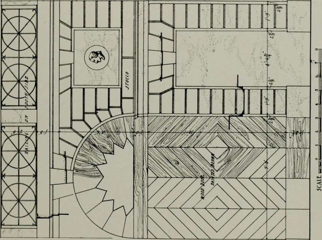 An illustration from Northern Italian details;, 1916, leaf 66