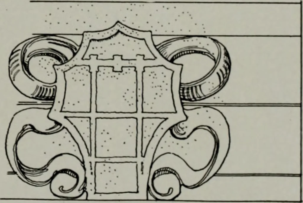 An illustration from Northern Italian details;, 1916, leaf 90