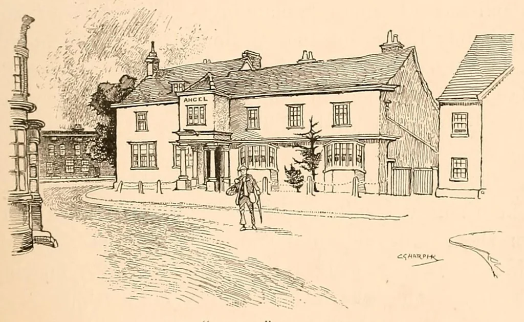 An illustration from The Norwich road; an East Anglian highway, 1901, leaf 159