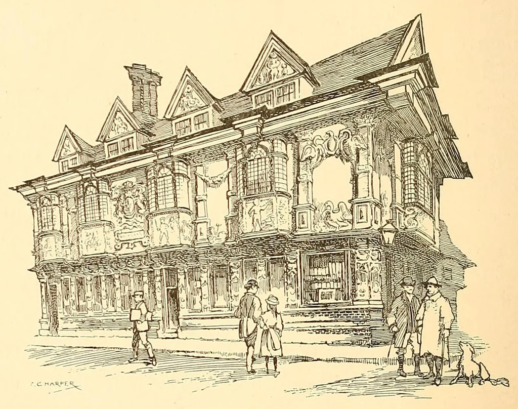 An illustration from The Norwich road; an East Anglian highway, 1901, leaf 264