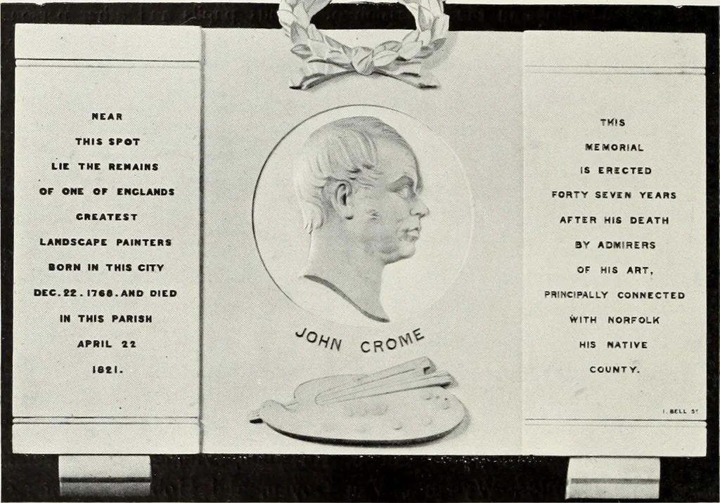 An illustration from The Norwich school of painting : being a full account of the Norwich exhibitions, the lives of the painters, the lists of their respecitve exhibits and descriptions of the pictures, 1905, leaf 157