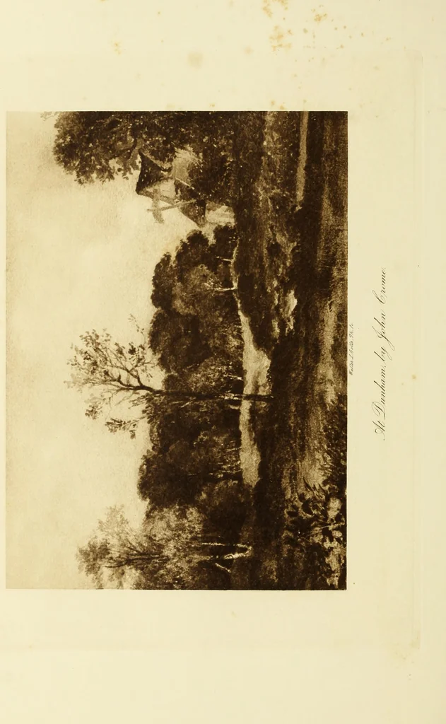 An illustration from The Norwich school of painting : being a full account of the Norwich exhibitions, the lives of the painters, the lists of their respecitve exhibits and descriptions of the pictures, 1905, leaf 167