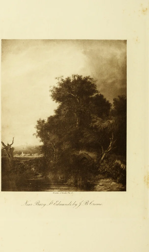 An illustration from The Norwich school of painting : being a full account of the Norwich exhibitions, the lives of the painters, the lists of their respecitve exhibits and descriptions of the pictures, 1905, leaf 183