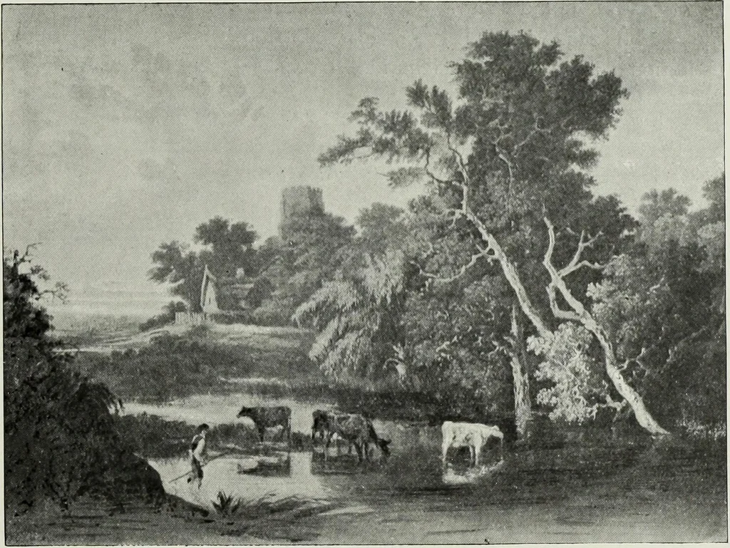 An illustration from The Norwich school of painting : being a full account of the Norwich exhibitions, the lives of the painters, the lists of their respecitve exhibits and descriptions of the pictures, 1905, leaf 218