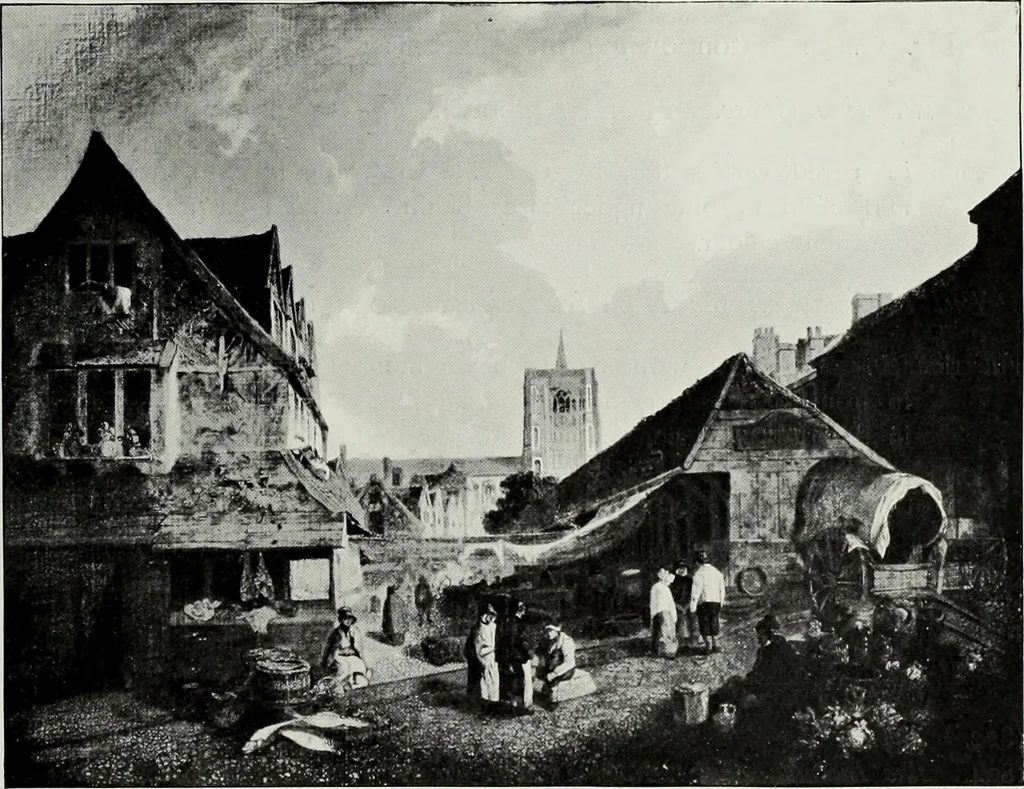 An illustration from The Norwich school of painting : being a full account of the Norwich exhibitions, the lives of the painters, the lists of their respecitve exhibits and descriptions of the pictures, 1905, leaf 232