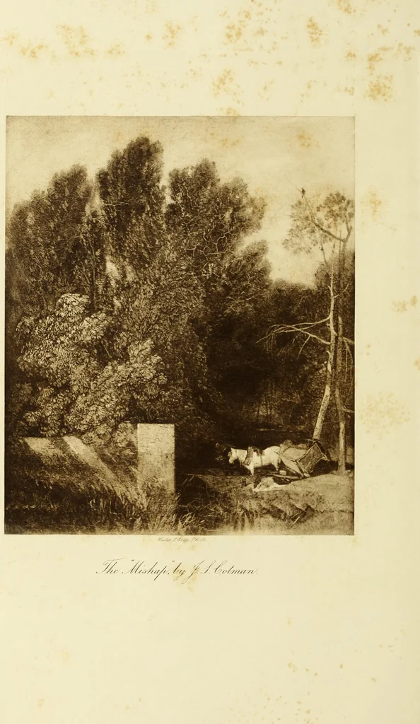 An illustration from The Norwich school of painting : being a full account of the Norwich exhibitions, the lives of the painters, the lists of their respecitve exhibits and descriptions of the pictures, 1905, leaf 351