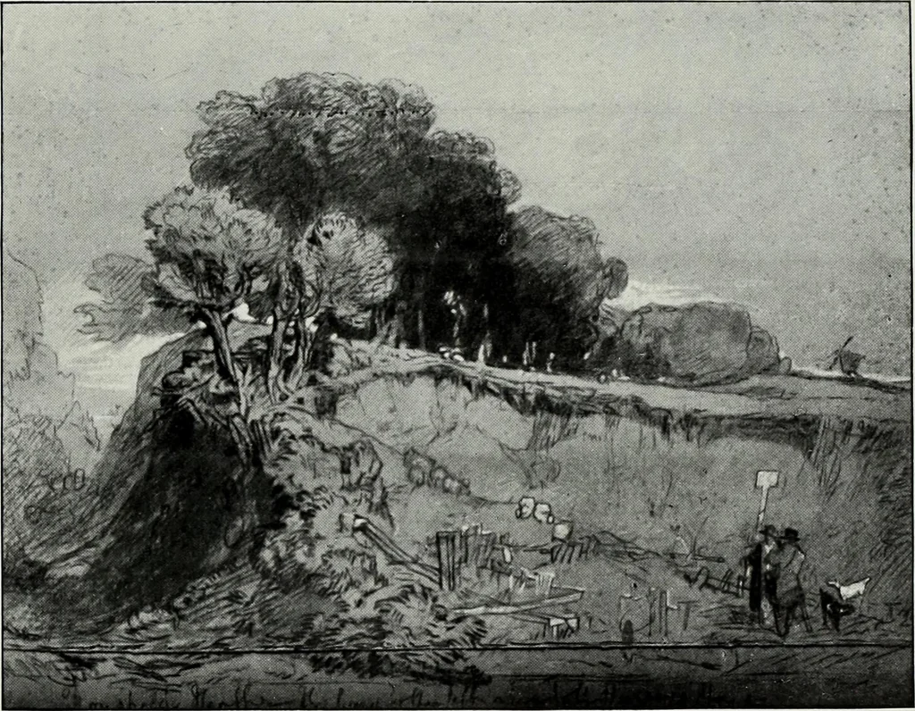 An illustration from The Norwich school of painting : being a full account of the Norwich exhibitions, the lives of the painters, the lists of their respecitve exhibits and descriptions of the pictures, 1905, leaf 438