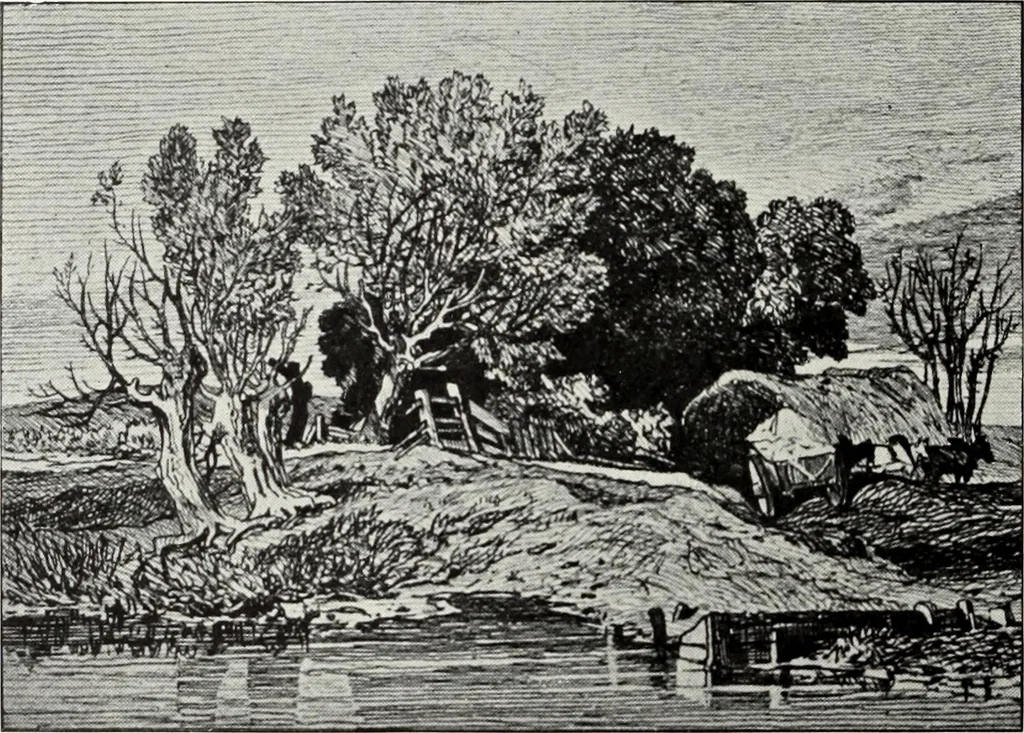 An illustration from The Norwich school of painting : being a full account of the Norwich exhibitions, the lives of the painters, the lists of their respecitve exhibits and descriptions of the pictures, 1905, leaf 453