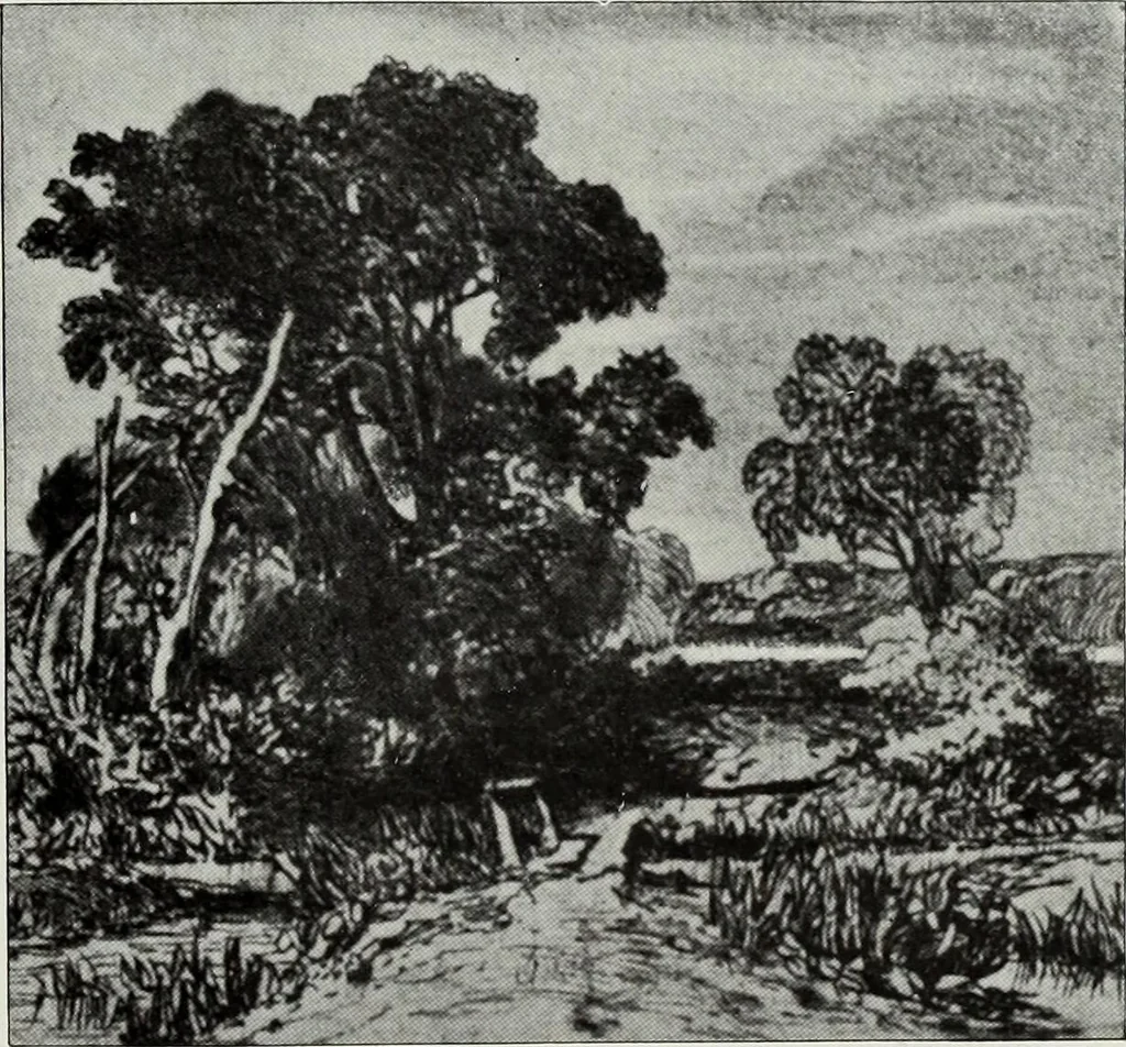 An illustration from The Norwich school of painting : being a full account of the Norwich exhibitions, the lives of the painters, the lists of their respecitve exhibits and descriptions of the pictures, 1905, leaf 454
