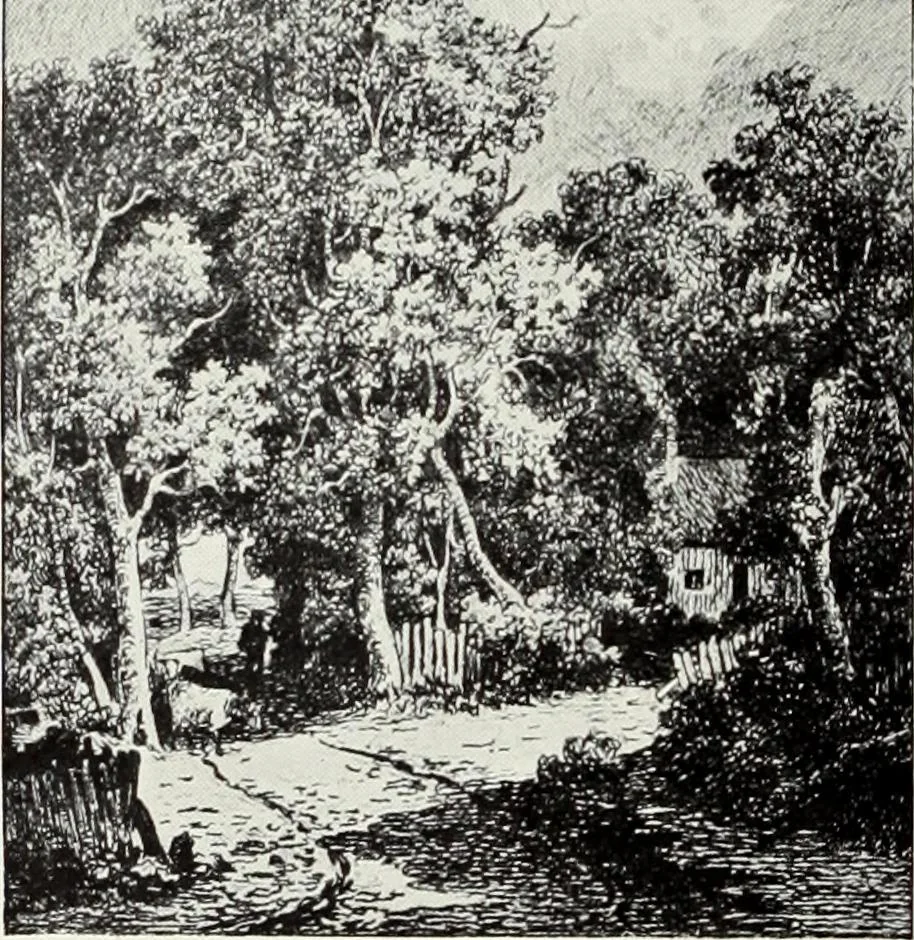 An illustration from The Norwich school of painting : being a full account of the Norwich exhibitions, the lives of the painters, the lists of their respecitve exhibits and descriptions of the pictures, 1905, leaf 493