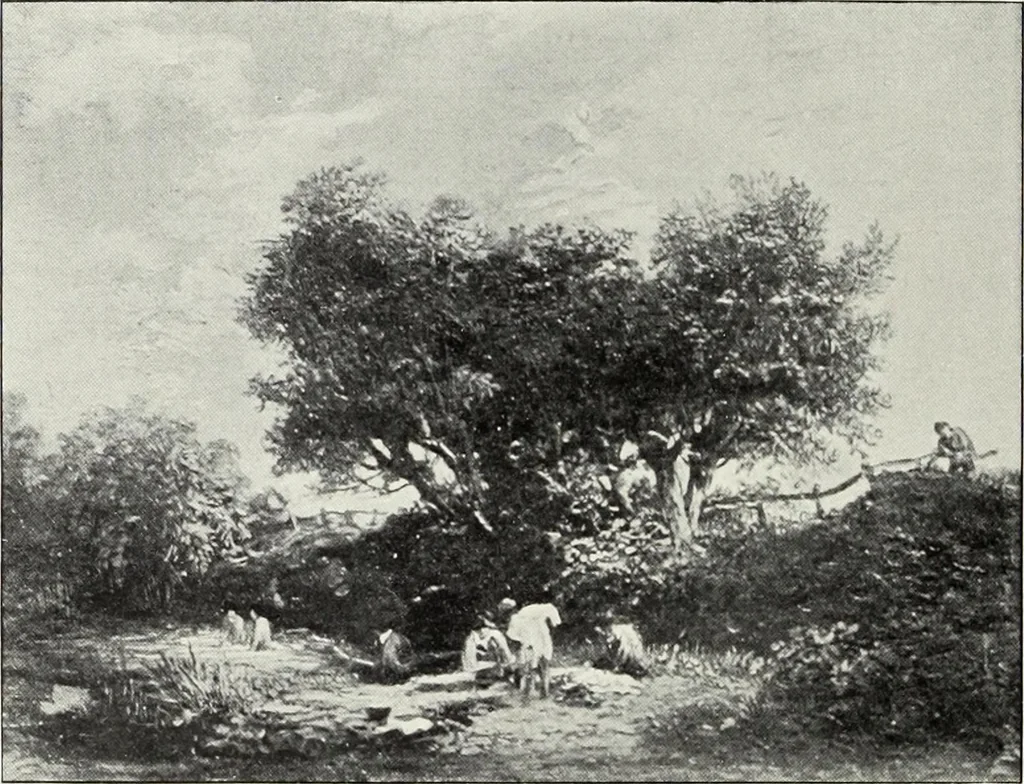 An illustration from The Norwich school of painting : being a full account of the Norwich exhibitions, the lives of the painters, the lists of their respecitve exhibits and descriptions of the pictures, 1905, leaf 497