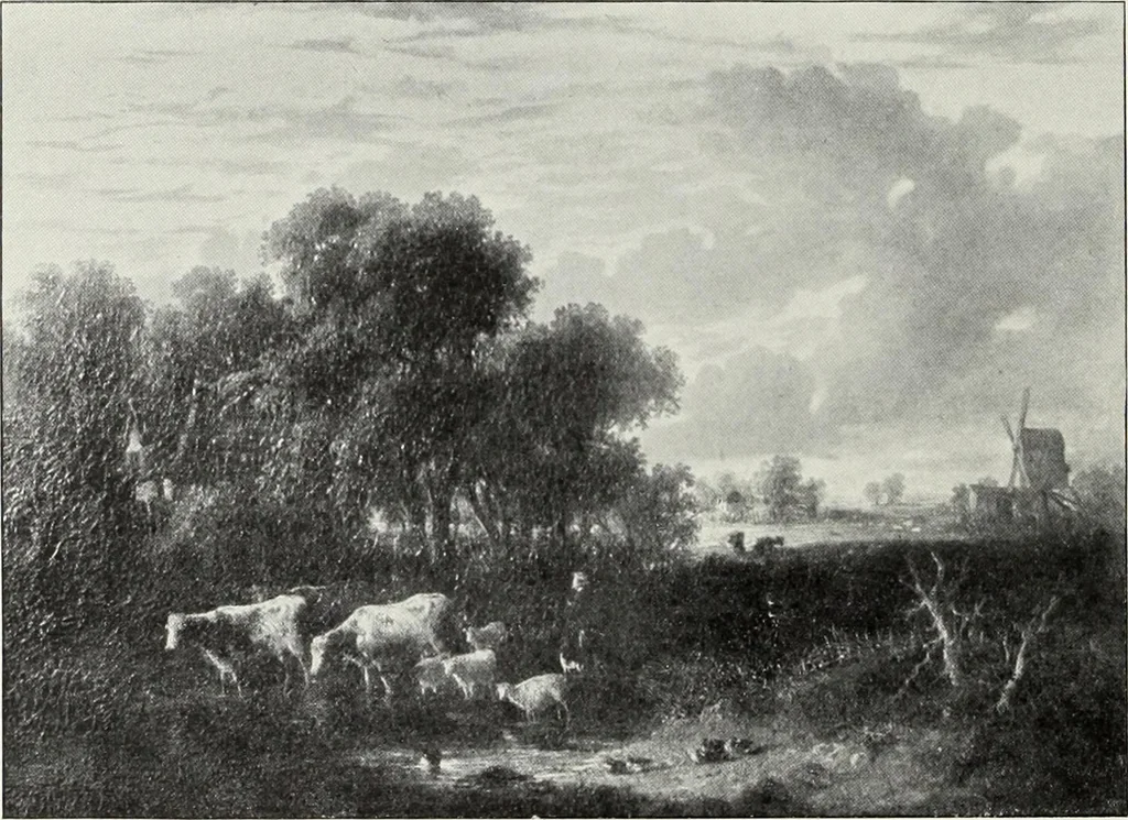 An illustration from The Norwich school of painting : being a full account of the Norwich exhibitions, the lives of the painters, the lists of their respecitve exhibits and descriptions of the pictures, 1905, leaf 501