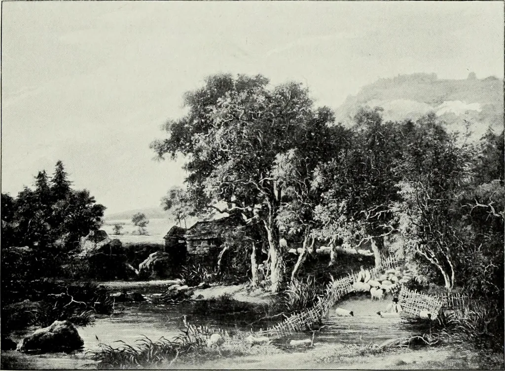An illustration from The Norwich school of painting : being a full account of the Norwich exhibitions, the lives of the painters, the lists of their respecitve exhibits and descriptions of the pictures, 1905, leaf 524
