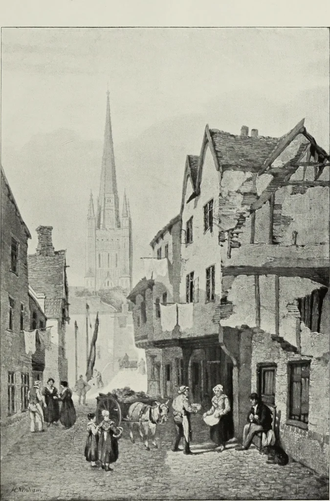 An illustration from The Norwich school of painting : being a full account of the Norwich exhibitions, the lives of the painters, the lists of their respecitve exhibits and descriptions of the pictures, 1905, leaf 610