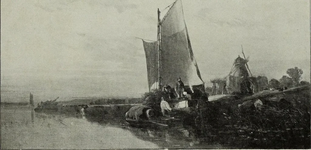 An illustration from The Norwich school of painting : being a full account of the Norwich exhibitions, the lives of the painters, the lists of their respecitve exhibits and descriptions of the pictures, 1905, leaf 626