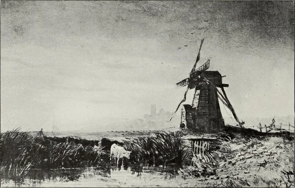 An illustration from The Norwich school of painting : being a full account of the Norwich exhibitions, the lives of the painters, the lists of their respecitve exhibits and descriptions of the pictures, 1905, leaf 629