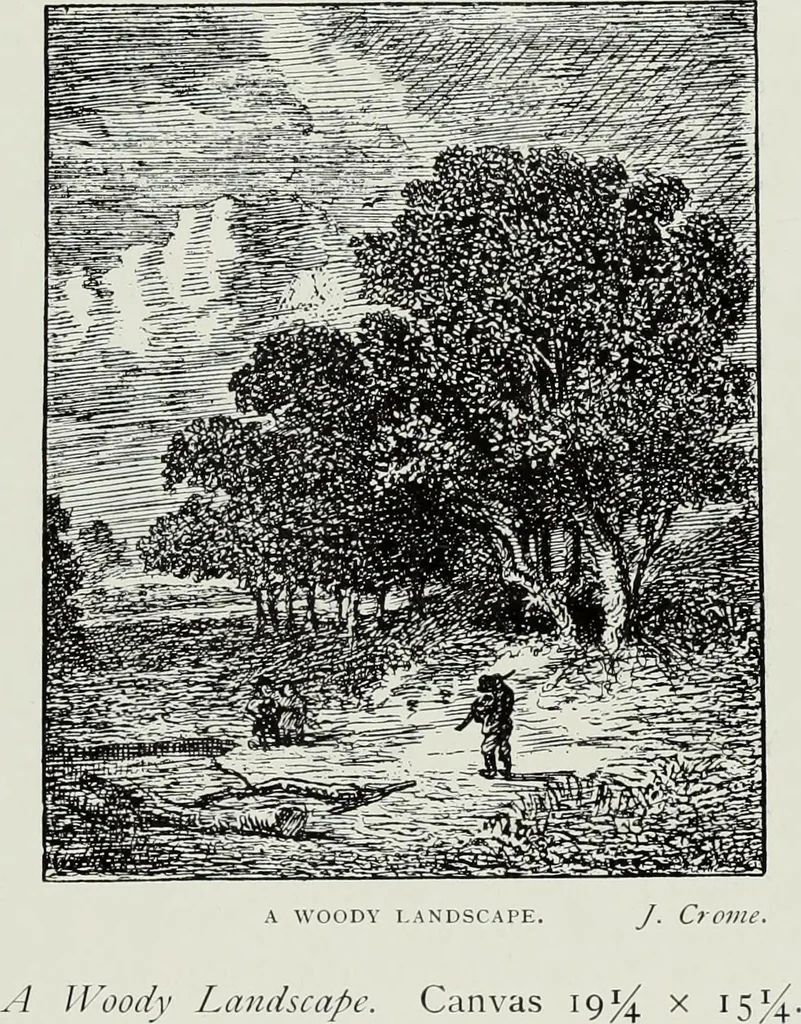 An illustration from The Norwich school of painting : being a full account of the Norwich exhibitions, the lives of the painters, the lists of their respecitve exhibits and descriptions of the pictures, 1905, leaf 82