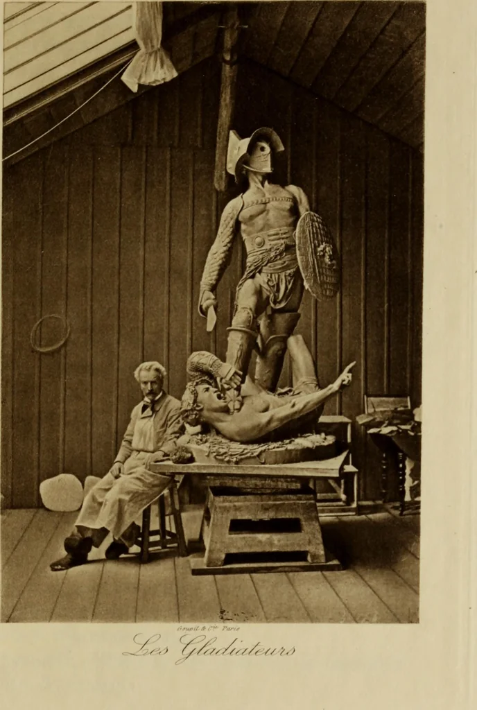 An illustration from Nos grands peintres, catalogue de leurs oeuvres et opinions de la presse, 1899, leaf 38