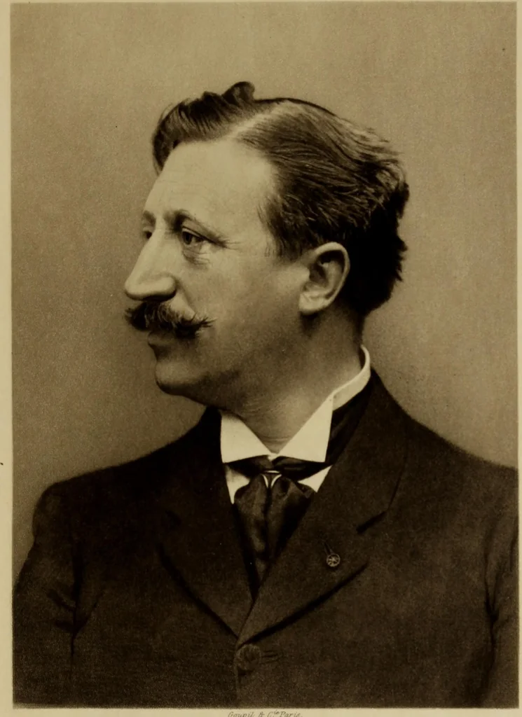 An illustration from Nos grands peintres, catalogue de leurs oeuvres et opinions de la presse, 1899, leaf 90