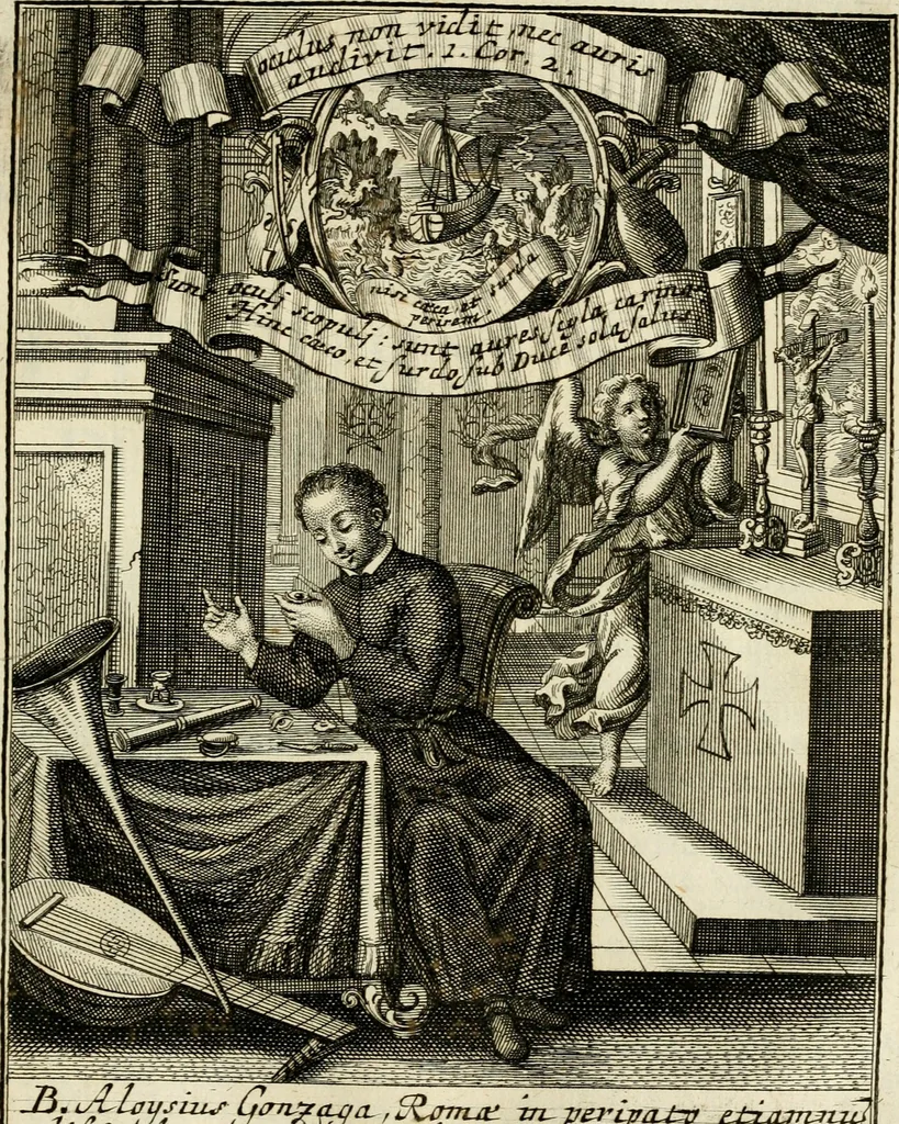 An illustration from Peripateticus nostri temporis, seu, Philosophus discursivus : in biennali cursu, per discursus symbolico-physicos, ad discursum, juxta sanctorum philosophorum exempla, piè curiosum instructus .., 1724, leaf 116