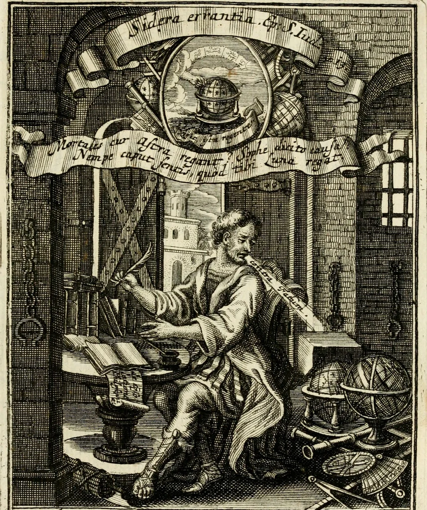 An illustration from Peripateticus nostri temporis, seu, Philosophus discursivus : in biennali cursu, per discursus symbolico-physicos, ad discursum, juxta sanctorum philosophorum exempla, piè curiosum instructus .., 1724, leaf 318