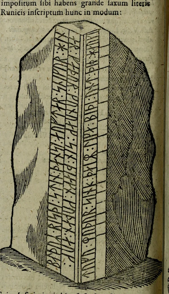 An illustration from Notae uberiores in Historiam Danicam Saxonis Grammatici : Una cum prolegomenis ad easdem notas, 1645, leaf 573
