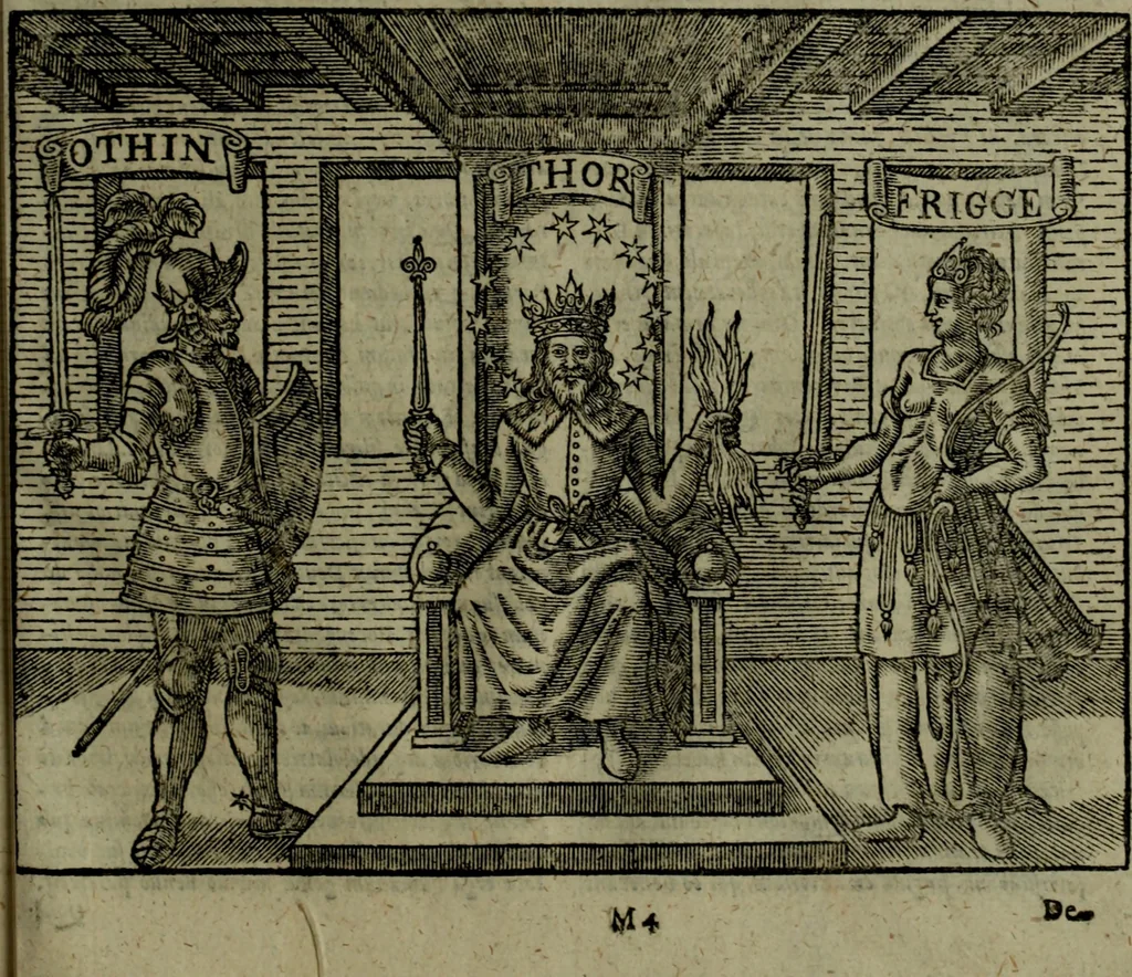 An illustration from Notae uberiores in Historiam Danicam Saxonis Grammatici : Una cum prolegomenis ad easdem notas, 1645, leaf 618