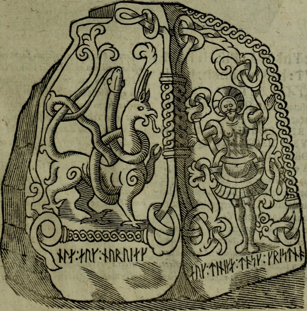 An illustration from Notae uberiores in Historiam Danicam Saxonis Grammatici : Una cum prolegomenis ad easdem notas, 1645, leaf 682