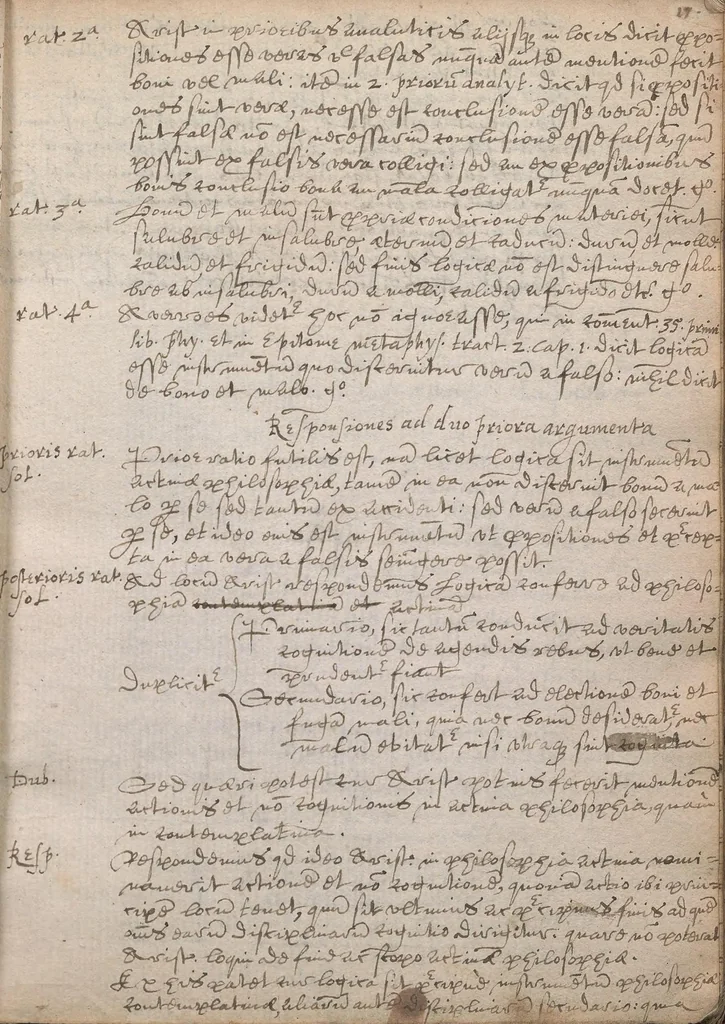 An illustration from An[n]otationes et quaestiones logicae [manuscript], 1580, leaf 31