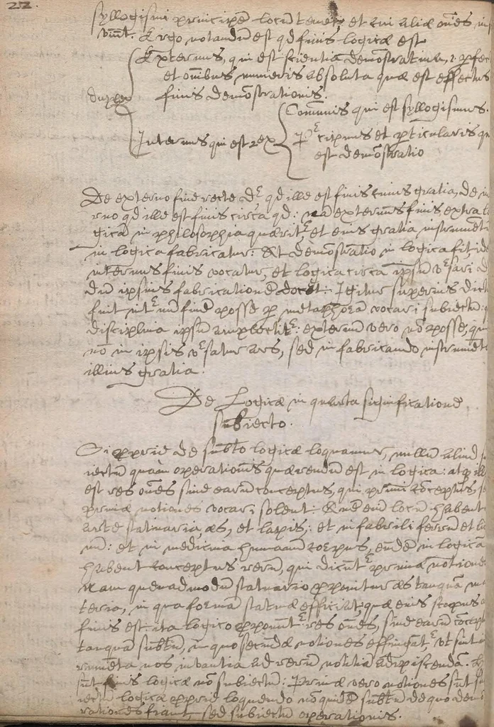 An illustration from An[n]otationes et quaestiones logicae [manuscript], 1580, leaf 36