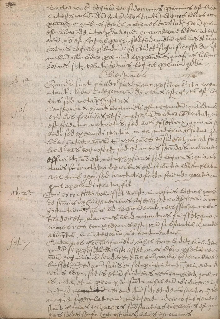 An illustration from An[n]otationes et quaestiones logicae [manuscript], 1580, leaf 44