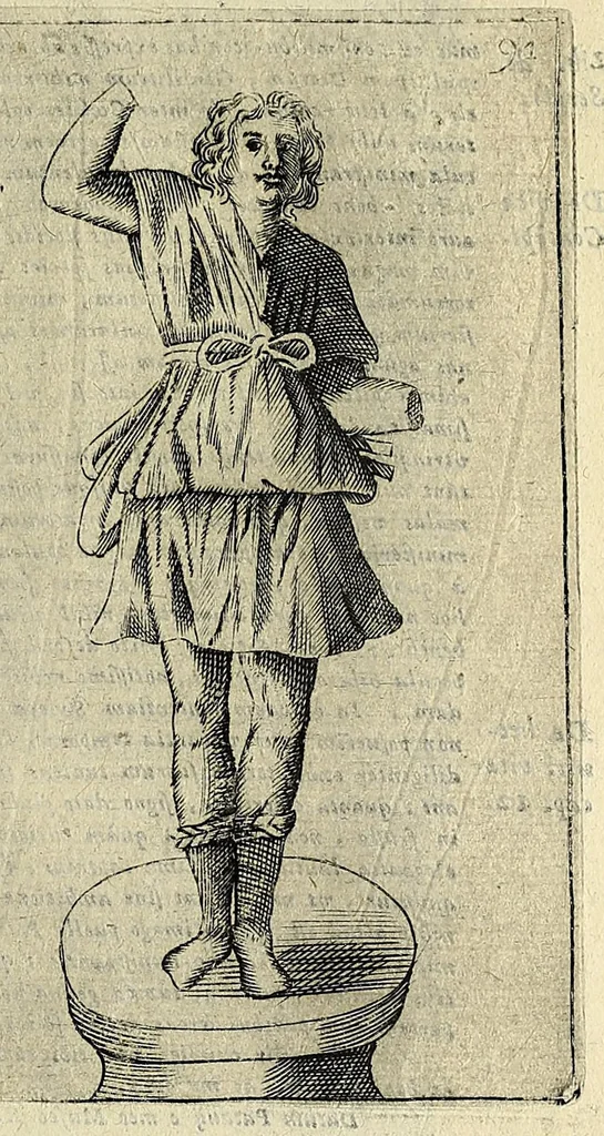 An illustration from Note overo memorie del museo del conte Lodovico Moscardo : nobile veronese uno de padri nell'Accademia filarmonica, dal medesimo descritte in trè libri : nel primo si discorre delle cose antiche, che in dette museo si ritrouano : nel secondo delle pietre, minerali, e terre : nel terzo de corali, conchiglie, animali, frutti, & altre cose in quello contenute ... : con l'aggiunta in questa seconda impressione della seconda parte delle stesso autore, accresciuta di cose spettanti particolarmente all'antichità : con l'indice d'vna gran parte delle sue medaglie, & pitture, come anco delli ritratti de prencipi, & altri illustri huomini, così in arme, come in lettere, 1672, leaf 107