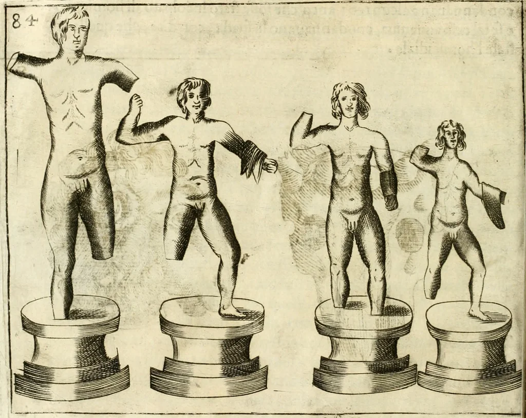 An illustration from Note, overo, Memorie del mvseo di Lodovico Moscardo ..., 1656, leaf 107