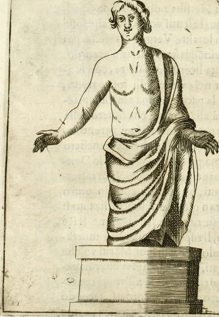 An illustration from Note, overo, Memorie del mvseo di Lodovico Moscardo ..., 1656, leaf 123