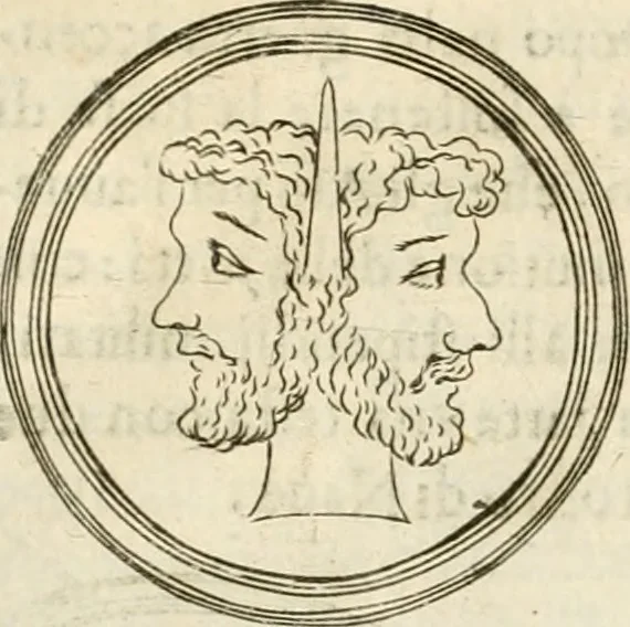 An illustration from Note, overo, Memorie del mvseo di Lodovico Moscardo ..., 1656, leaf 27