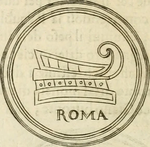 An illustration from Note, overo, Memorie del mvseo di Lodovico Moscardo ..., 1656, leaf 27