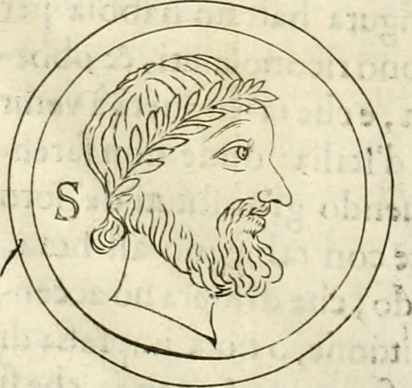 An illustration from Note, overo, Memorie del mvseo di Lodovico Moscardo ..., 1656, leaf 27