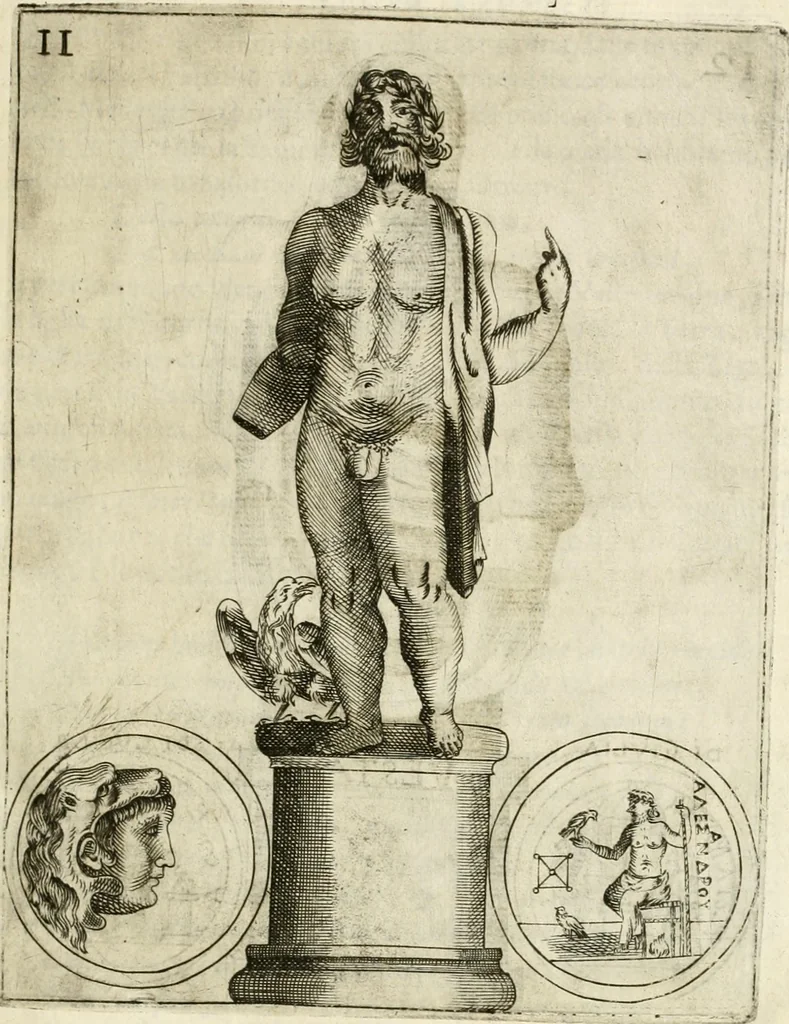 An illustration from Note, overo, Memorie del mvseo di Lodovico Moscardo ..., 1656, leaf 34